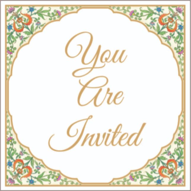 130 X 130MM GREETING CARD - SINGLE CARD